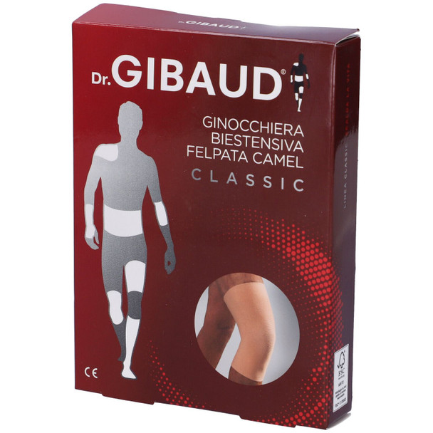 Gibaud - Ginocchiera Biestensiva Felpata Camel Taglia 5