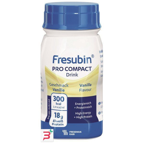 Fresenius Kabi - Fresubin Pro Compact Drink Gusto Vaniglia Nutriente e Proteico Confezione 4 Flaconi