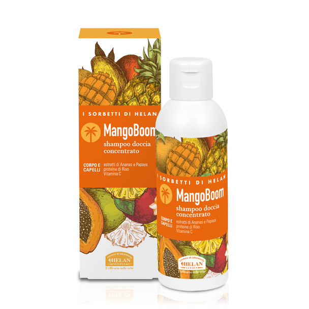 Helan - I Sorbetti Shampoo Doccia Concentrato Mango Confezione 150 Ml