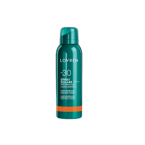 Lovren - Spray Solare Invisibile Corpo Spf30 Confezione 200 Ml