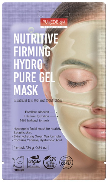 Purederm - Maschera Viso Nutriente Rassodante In Hydrogel Confezione 1 Pezzo