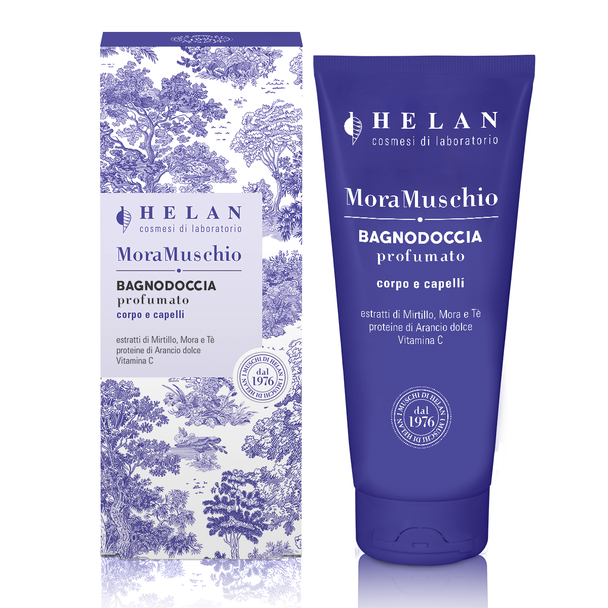 Helan - Mora Muschio Bagnodoccia Profumato Corpo e Capelli Confezione 200 Ml