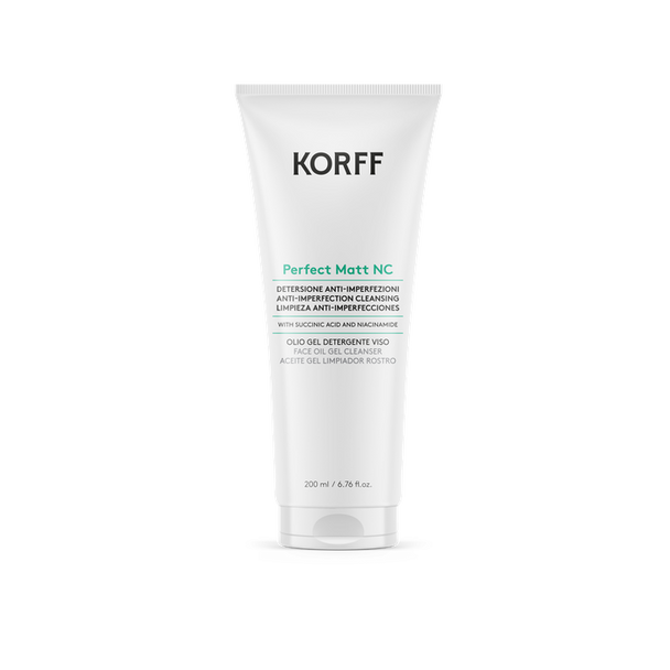 Korff - Perfect Matt Olio Gel Detergente Viso Anti Imperfezioni Confezione 200 Ml