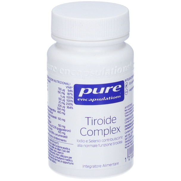 Pure - Encapsulations Tiroide Complex Integratore Alimentare Confezione 30 Capsule