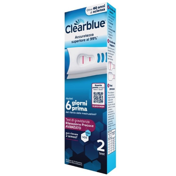 Clearblue - Test Di gravidanza Confezione 2 Test