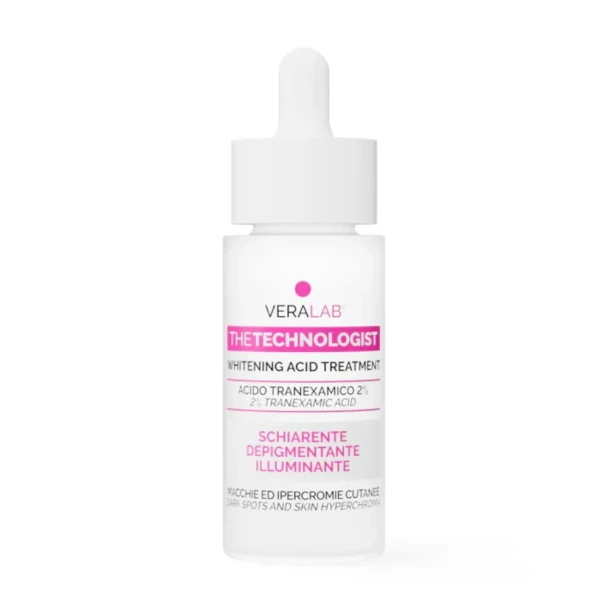 Veralab - The Technologist Acido Tranexamico 2% Siero Viso Depigmentante Macchie Confezione 30 Ml