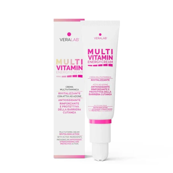 Veralab - Multivitamin Energy Cream Crema Viso Multivitaminica Energizzante Confezione 50 Ml