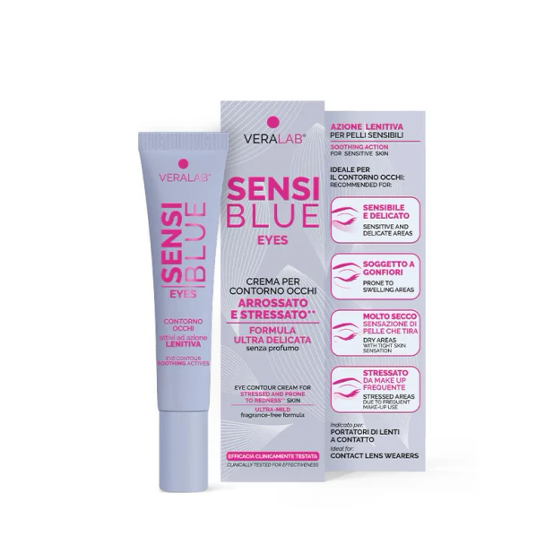 Veralab - Sensiblue Eyes Crema Contorno Occhi Ad Azione Lenitiva Confezione 15 Ml