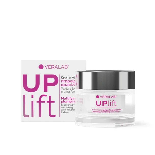 Veralab - Up Lift Crema Viso Rimpolpante Opacizzante Texture Levigante Confezione 50 Ml