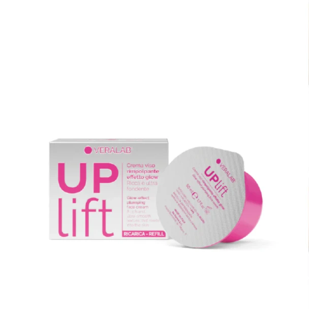 Veralab - Up Lift Refill Crema Viso Rimpolpante Effetto Illuminante Texture Ricca Confezione 50 Ml