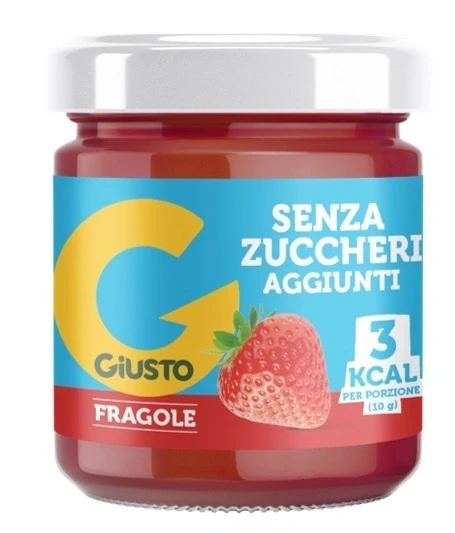 Giusto - Solo Frutta Confettura Fragole Confezione 200 Gr