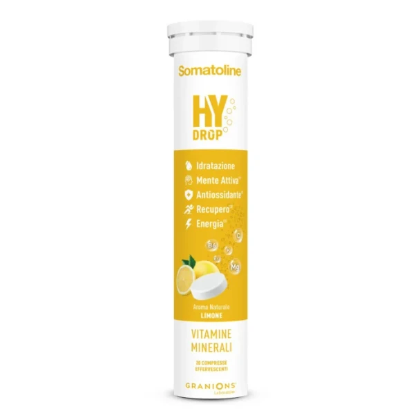 Somatoline - Hydrop Limone Vitamine Minerali Effervescenti Confezione 20 Compresse