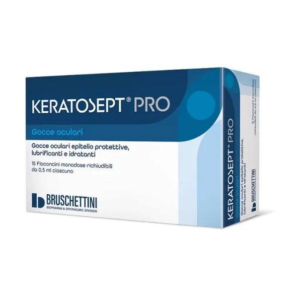 Keratosept - Pro Gocce Oculari Lubrificanti Idratanti Confezione 15 Flaconcini