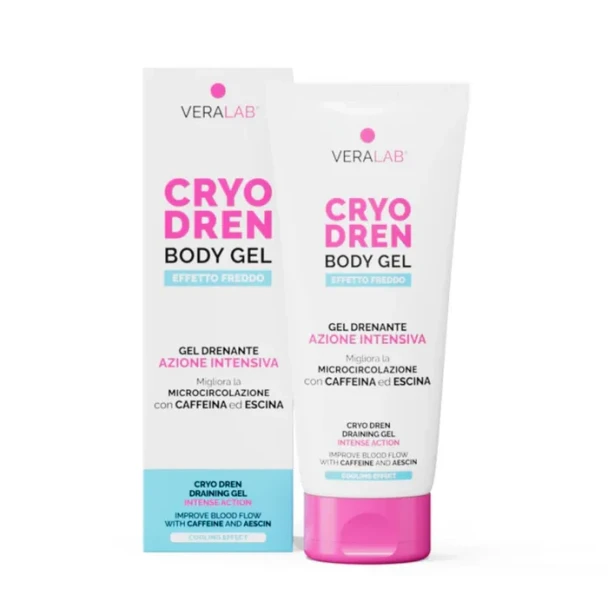 Veralab Cryo Dren Gel Drenante Effetto Ghiaccio  Confezione 200 Ml