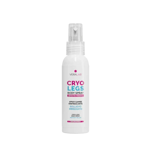 Veralab Cryo Legs Spray Rinfrescante Gambe Stanche e Pesanti Confezione 100 Ml