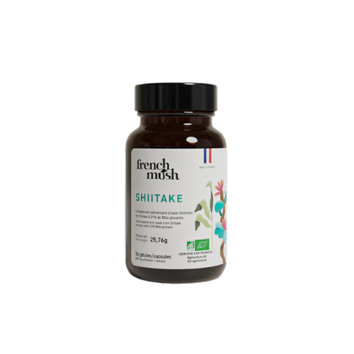 French Mush - Shiitake Bio Integratore Colesterolo, Drenaggio E Perdita Di Peso Confezione 56 Capsule