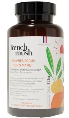 French Mush - Lyon's Mane Focus Integratore Memoria E Concentrazione Confezione 42 Caramelle