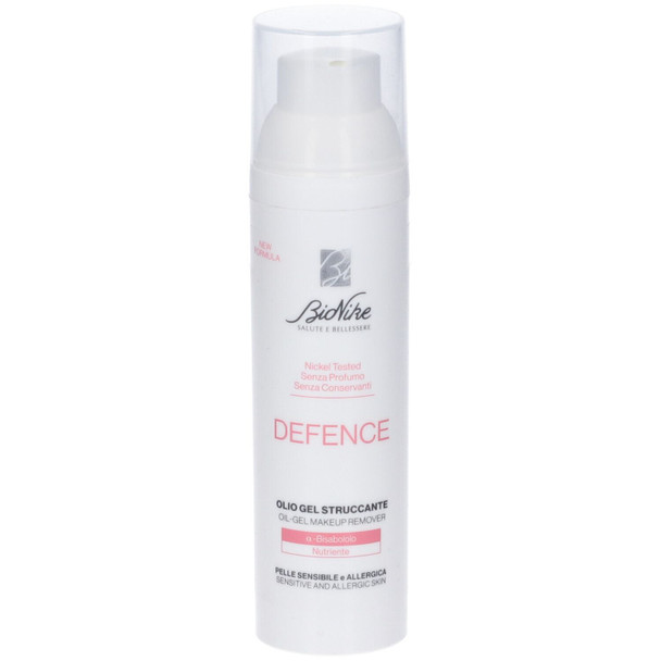 Bionike - Defence Olio Gel Struccante Detergente Viso, Occhi E Labbra Confezione 75 Ml