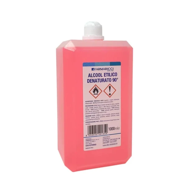 Farmaricci - Alcool Etilico Denaturato 90° Confezione 1000 Ml