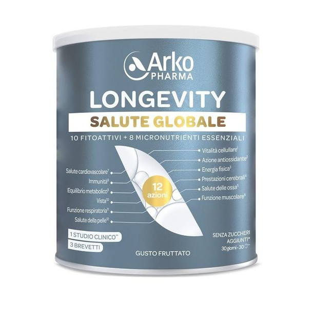 Arkopharma - Longevity Salute Globale Integratore Alimentare Confezione 285 Gr