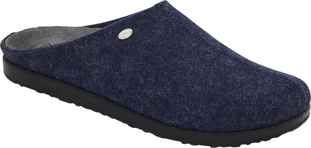 Scholl - Elio 24 Pantafole Uomo Blu Scuro Misura 42 Confezione 1 Paio