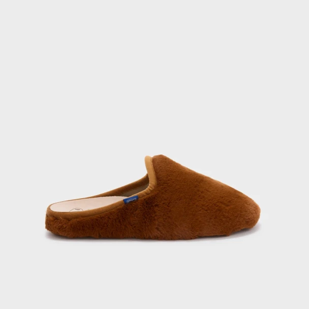 Scholl - Maddy Pantofole Donna Cognac Misura 37 Confezione 1 Paio