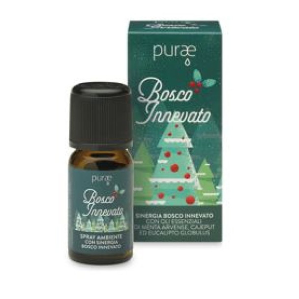 Purae - Bosco Innevato Sinergia Con Oli Essenizali Menta Ed Eucalipto Confezione 10 Ml