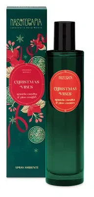 Nasoterapia - Spray Ambiente Christmas Vibes Arancia Candita E Pino Cembro Natale Confezione 100 Ml