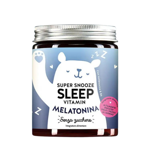 Bears With Benefits - Super Snooze Sleep Integratore Vitaminico Sonno Confezione 60 Orsetti Gommosi