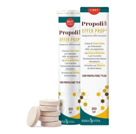 Erba Vita - Propoli Effer Prop Difese Immunitarie Confezione 20 Compresse Effervescenti