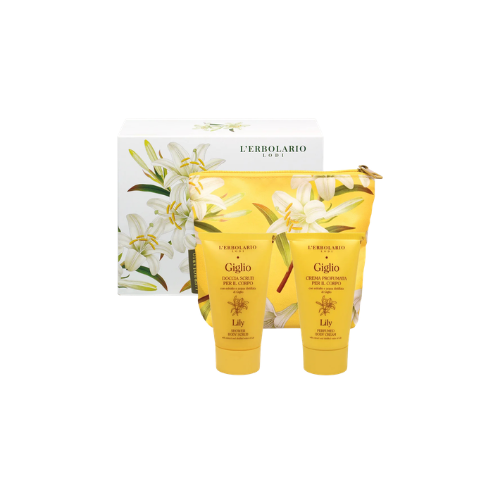 L'Erbolario - Gilgio Beauty Set Purezza Doccia Scrub + Crema Corpo Confezione 2 Pezzi