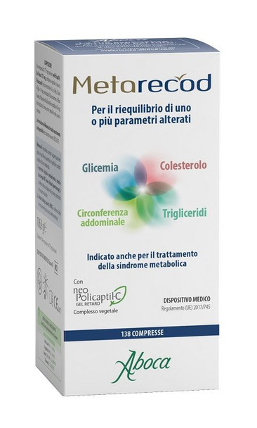 Aboca - Metarecod Glicemia, Colesterolo E Trigliceridi Confezione 138 Compresse