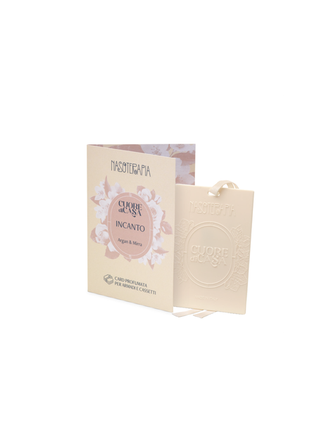Nasoterapia - Cuore Di Casa Icanto Card Profumata Argan&Mirra Confezione 1 Pezzo
