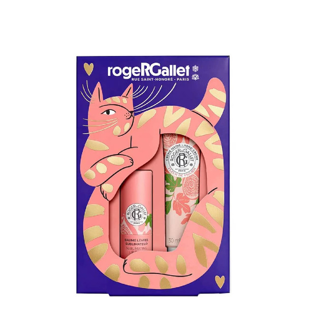 Roger&Gallet - Cofanetto Fleur De Figuier Balsamo Labbra + Crema Mani Confezione 2 Pezzi