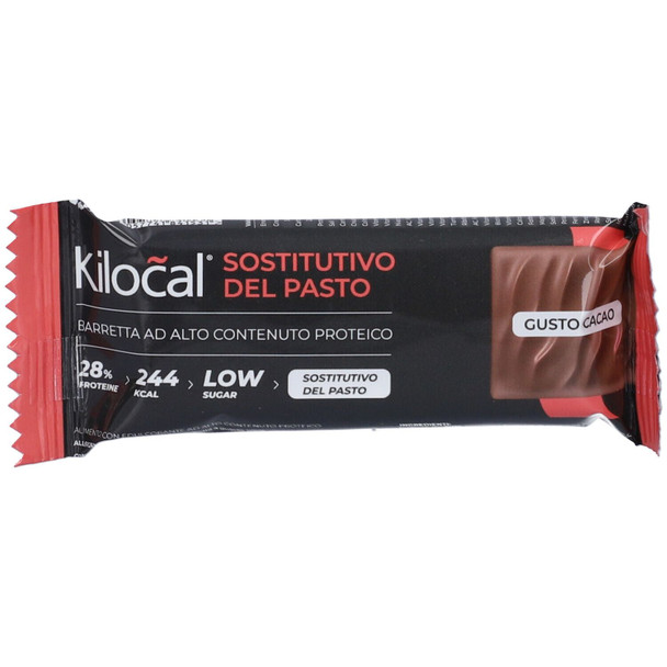Kilocal Barretta Proteica al Cacao con Cioccolato Fondente Confezione 60 Gr
