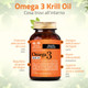 Salugea - Omega 3 Krill Oil Puro Olio di Krill Antartico Confezione 60 Perle