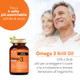 Salugea - Omega 3 Krill Oil Puro Olio di Krill Antartico Confezione 60 Perle