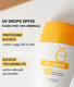 Etat Pur - Uv Drops SPF50 Fluido Viso Solare Confezione 30 Gr