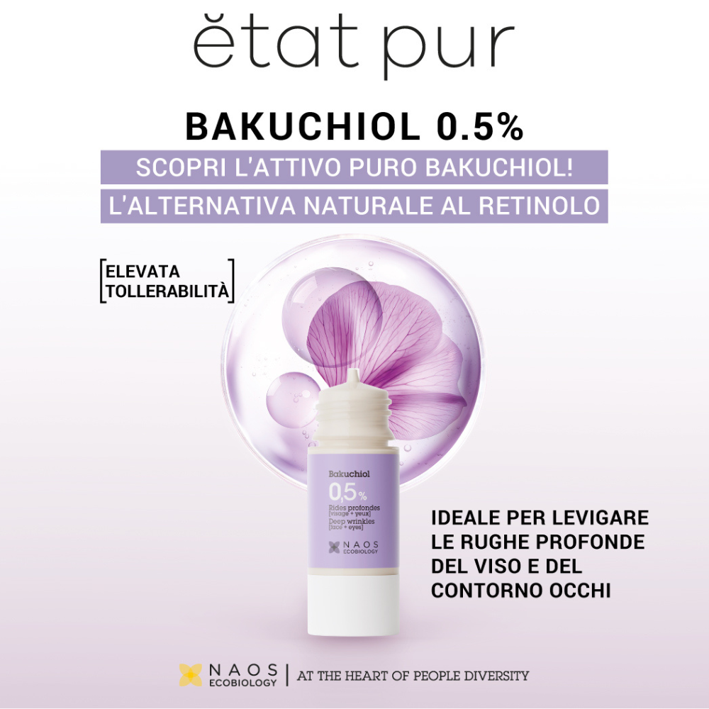 Scopri bakuchol l'attivo puro levigante