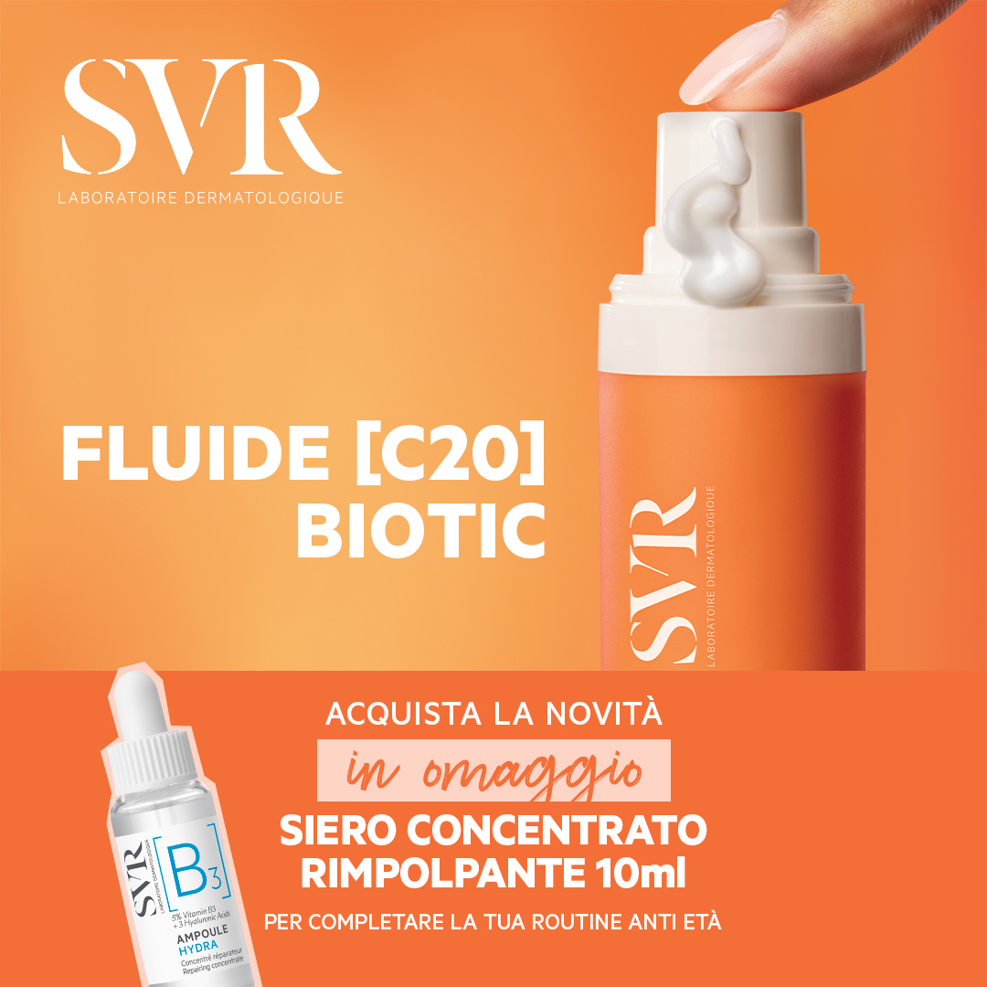 Ricevi l'omaggio sulla novità svr biotic