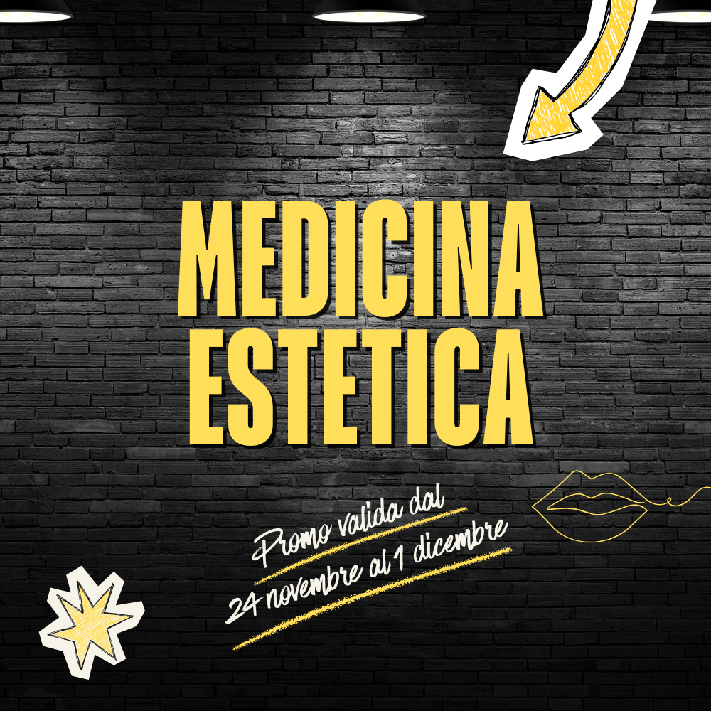Immagine dedicata ai trattamenti di medicina estetica in promozione Black Friday