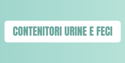 Contenitori per raccolta urine e analisi cliniche