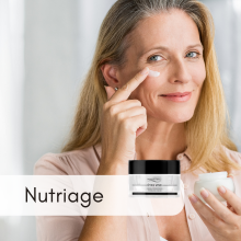 Banner linea Nutriage Cosmetici Magistrali per nutrizione e trattamento anti-età