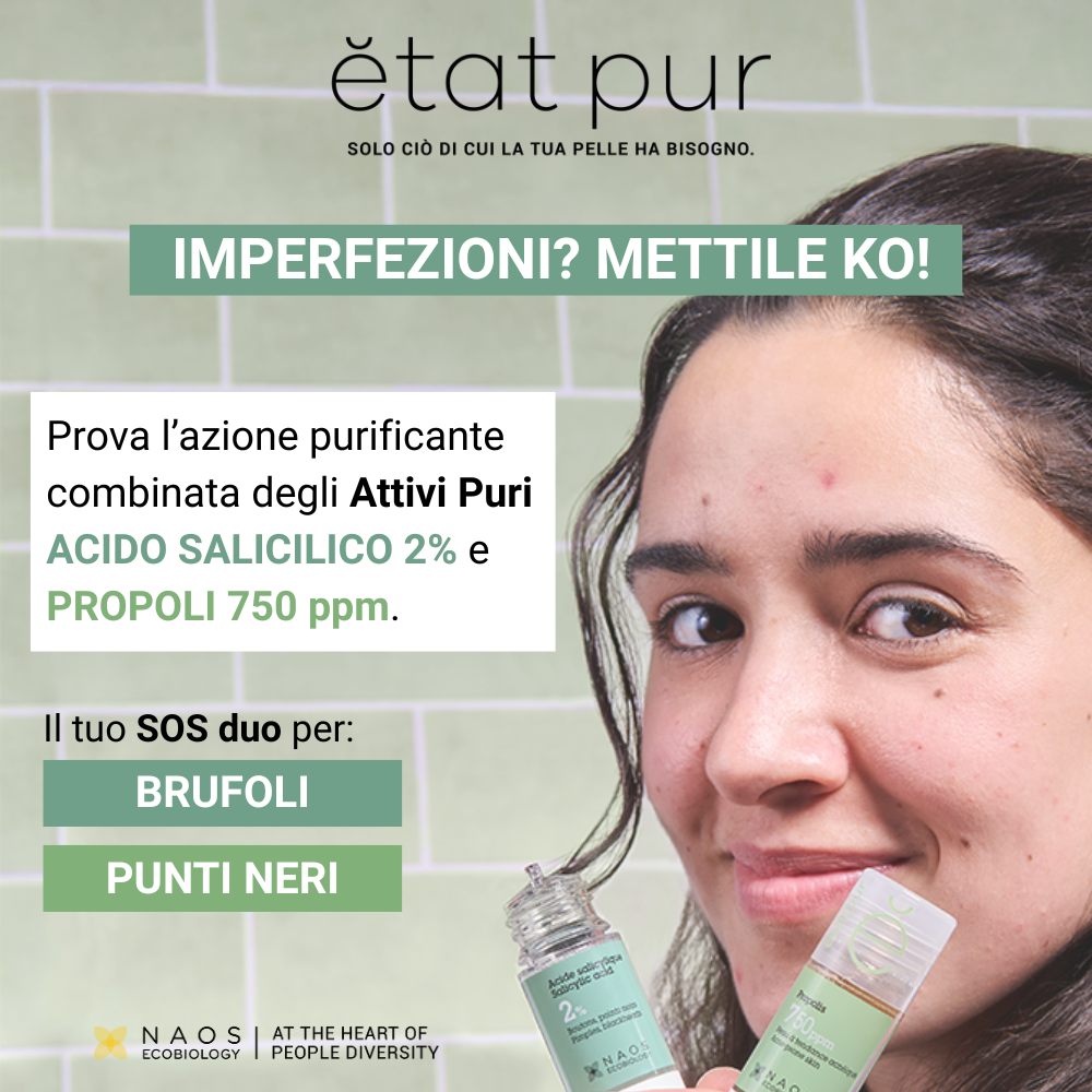 Scopri la promo di etat pure sulle imperfezioni