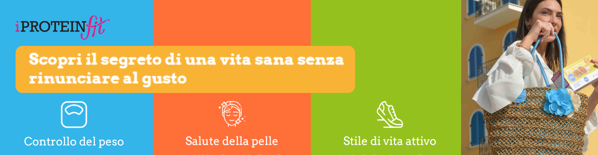 Immagine di prodotti I Protein Fit: proteine in polvere, barrette proteiche e snack fit per sportivi