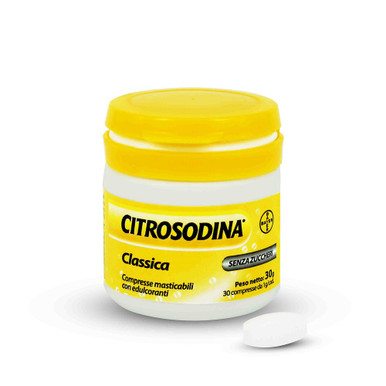 Citrosodina - Masticabile Digestivo Contro Pesantezza Di Stomaco 30 Compresse