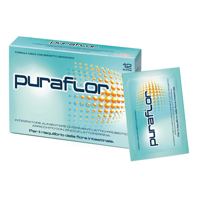 Puraflor - Fermenti Lattici Confezione 12 Bustine (Scadenza Prodotto 06/2026)