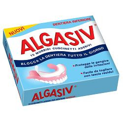 Algasiv - Cuscinetti Per Dentiera Inferiore Tripla Azione Confezione 15 Cuscinetti