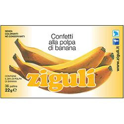 Zigulì - Caramelle Banana Confezione 36 Palline