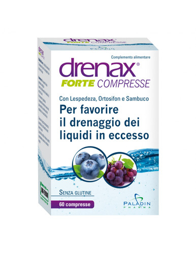 Drenax - Forte Gusto Mirtillo Confezione  60 Compresse